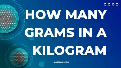 how many grams in a kilogram